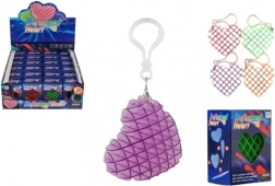 Антистрес висулка фиджет сърце с променяща се форма