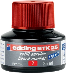 Edding BTK 25 red ink for whiteboard markers