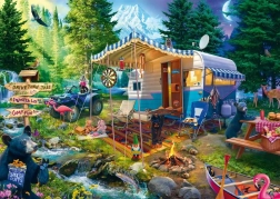 Schmidt Puzzle with a Caravan in the Mountains 1000 Pieces