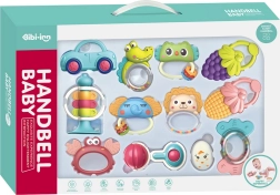 Комплект дрънкалки и гризалки Animals 12 бр.