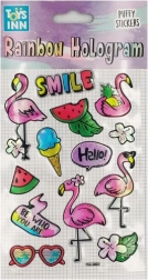 Holographic Smile Stickers – Rainbow Effect