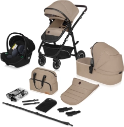 Комбинирана детска количка Lionelo Bianka 3в1 beige sand