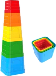 Kubus baby square stacking pyramid (5 pieces)