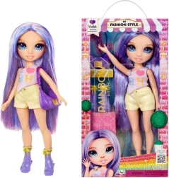 Модна кукла Rainbow High Violet – стилна лилава звезда