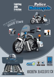 Полицейски мотор с светлинни и звукови ефекти