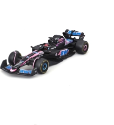 Метален модел 1:43 Bburago Alpine A524 #31 Esteban Ocon с пилот във подаръчна кутия