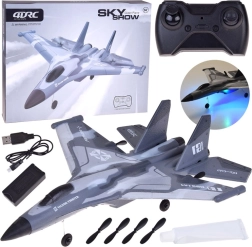 Sky Show лек пенен RC самолет с LED осветление и USB зареждане