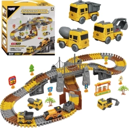 WOOPIE Електрическа писта Строителна площадка (174 части)