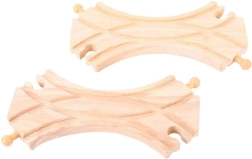 Bigjigs Rail Свързана симетрична стрелка