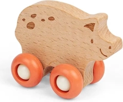 Wooden Toy on Wheels - Domestic Animal
