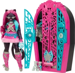 Monster High Strasidelná tajemství Catty Noir – играчка с гардероб и изненади