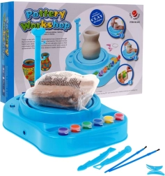 Детска грънчарска работилница – креативен комплект с грънчарско колело