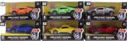 Metal sports toy car with pull-back action