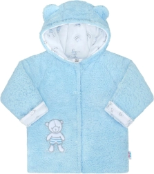 Winter baby jacket with hood New Baby Nice Bear blue 74 (6–9 months)