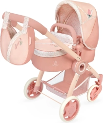 Сгъваема количка за кукли 3 в 1 с чанта Tulipe 70 см