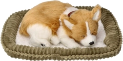 Дишащо кученце CORGI – реалистична плюшена играчка