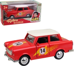 Trabant metal toy car, 12 cm