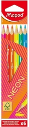 Цветни моливи Maped Neon 6 бр.