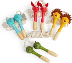 Въже за скачане с животински дръжки за деца