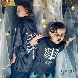 Kids' Halloween Cape CASPER 8–10 years (128–140 cm) – Souza!