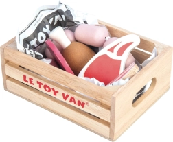 Le Toy Van дървена щайга с месни изделия