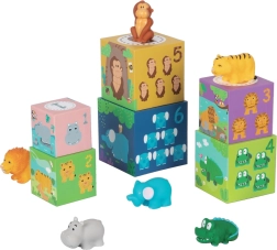 Кубчета със сафари животни за деца от 2Kids Toys