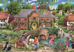 Ravensburger puzzle Life in the Village 1000 pieces