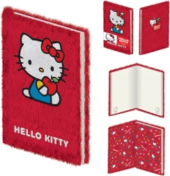 Hello Kitty плюшен тефтер A5