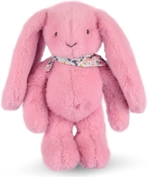 Плюшено зайче Doudou с шалче, розово