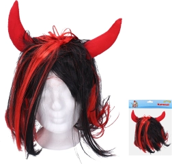 Перука с дяволски рога
