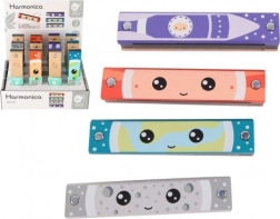 Wooden children's harmonica 13 cm