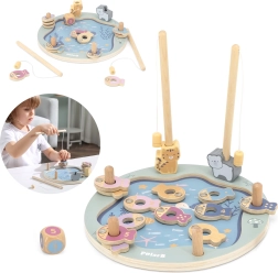 Дървена магнитна игра риболов POLARB от VIGA