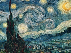 Пъзел Vincent van Gogh: Звездна нощ