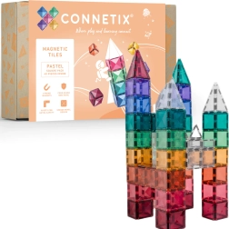 Connetix Pastel Square Pack магнитен конструктор 40 части