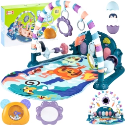 Interactive Play Mat with Piano Blue