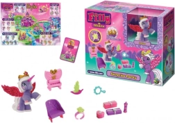Filly Stars блестящ комплект – плюшено конче и аксесоари