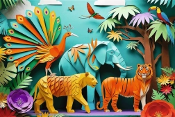 Пъзел Trefl Paper Art: Джунгла 160 части