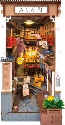 3D пъзел книгоразделител Сакурова уличка с вино