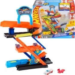 Hot Wheels City Stunt Garage with Transformation and Car