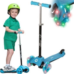 EVO детска триколка тротинетка Light Up Mini Cruiser синя