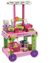 Androni mobile market with 30 accessories, height 85 cm