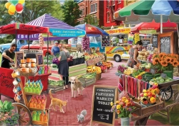 Eurographics Puzzle A Day at the Farmers' Market 104 Pieces