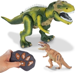 Дистанционно управляван динозавър със светлинни ефекти