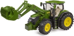 Трактор Bruder John Deere 7R 350 с челен товарач