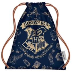 Harry Potter стягаща торбичка тъмносиня и златиста