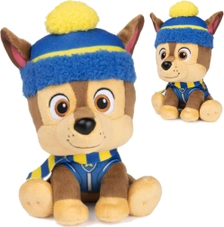Плюшено куче ЧЕЙС от PAW PATROL със зимна шапка и шал 18 см