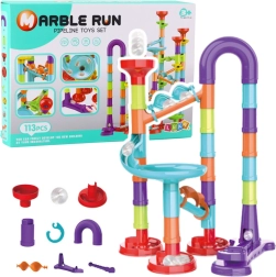 Fun Building Set with Marble Run for Children