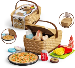 Children's picnic basket – pizza set