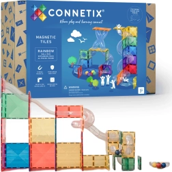 Connetix Ball Run разширяващ комплект – магнитни конструктори, 66 части