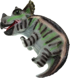 Green baby dinosaur hand puppet 42 cm